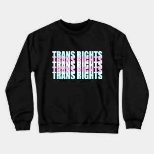 Trans Rights Flag Crewneck Sweatshirt